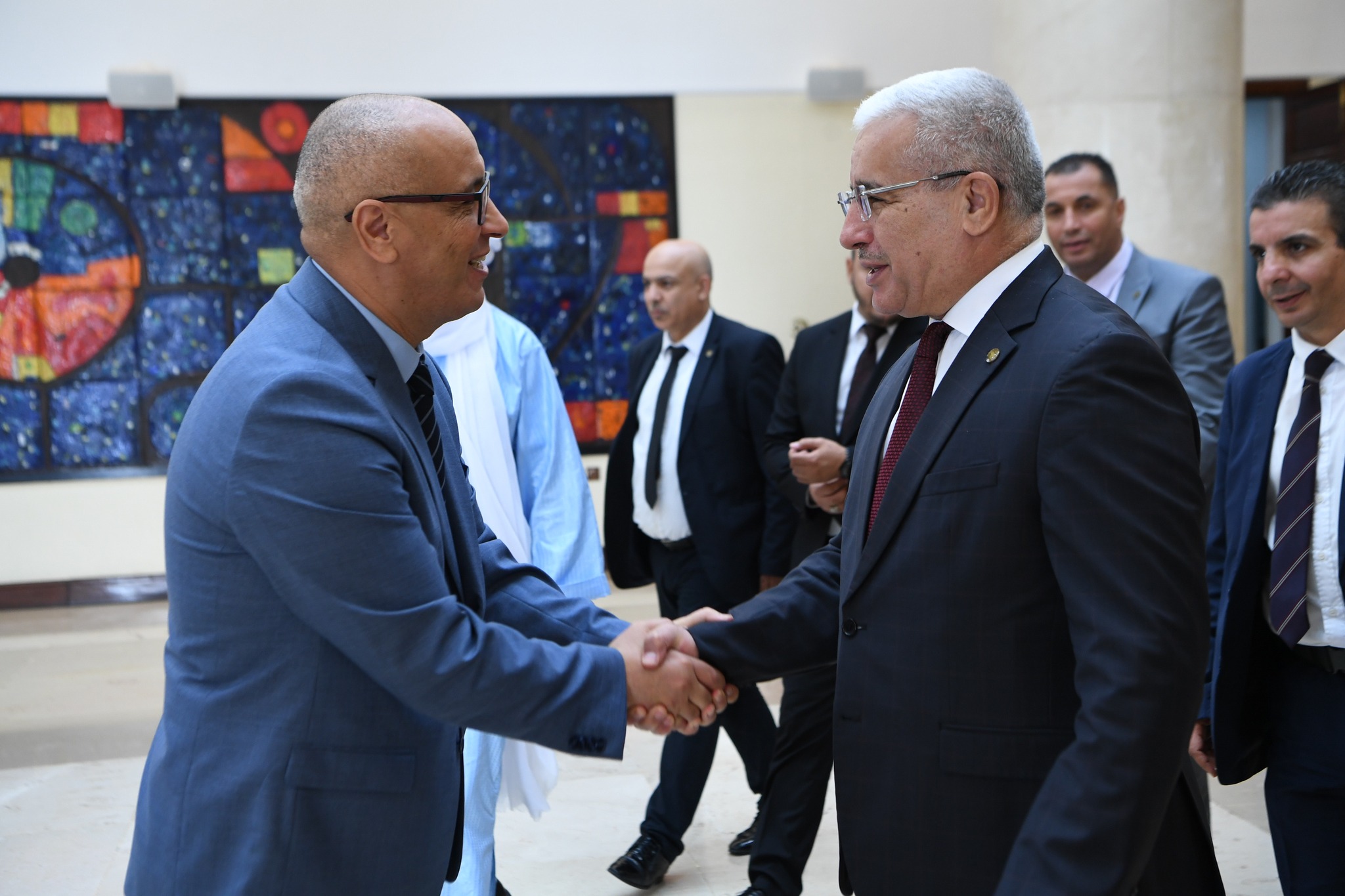 بوغالي يستقبل رئيس السلطة الوطنية المستقلة للانتخابات بالنيابة