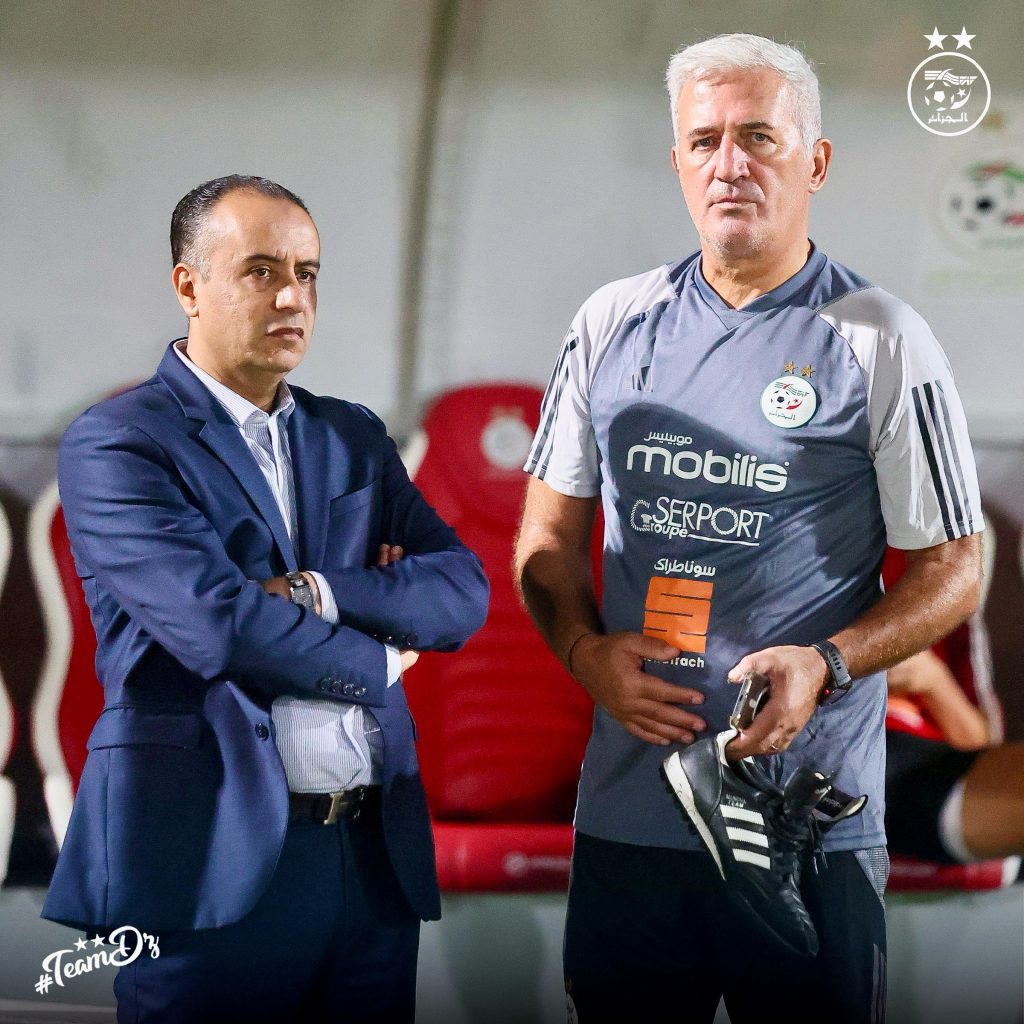 صادي حاضر في تدريبات منتخب الجزائر